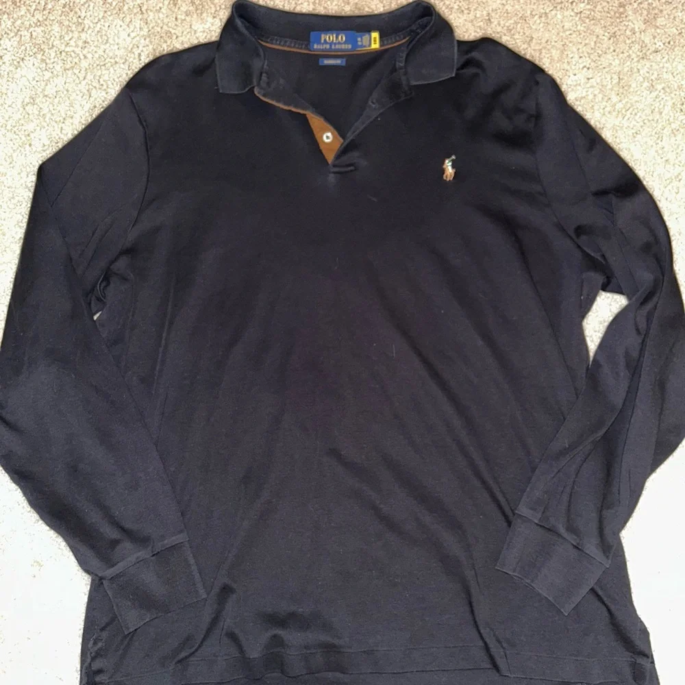 Polo by Ralph Lauren Men's Black Long Sleeve Shirt